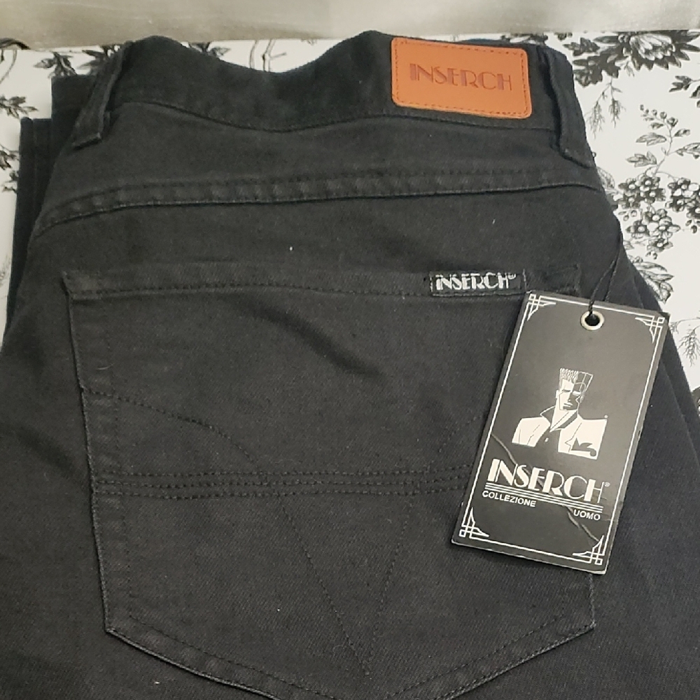 Men's Black Jeans‎